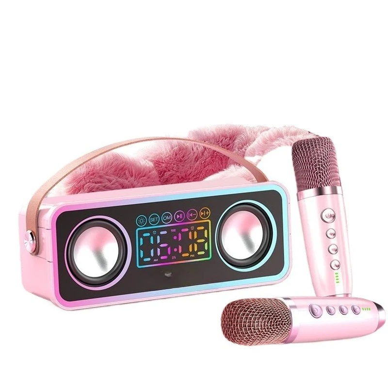 

K-song microphone all-in-one machine karaoke bluetooth speaker microphone home outdoor full set