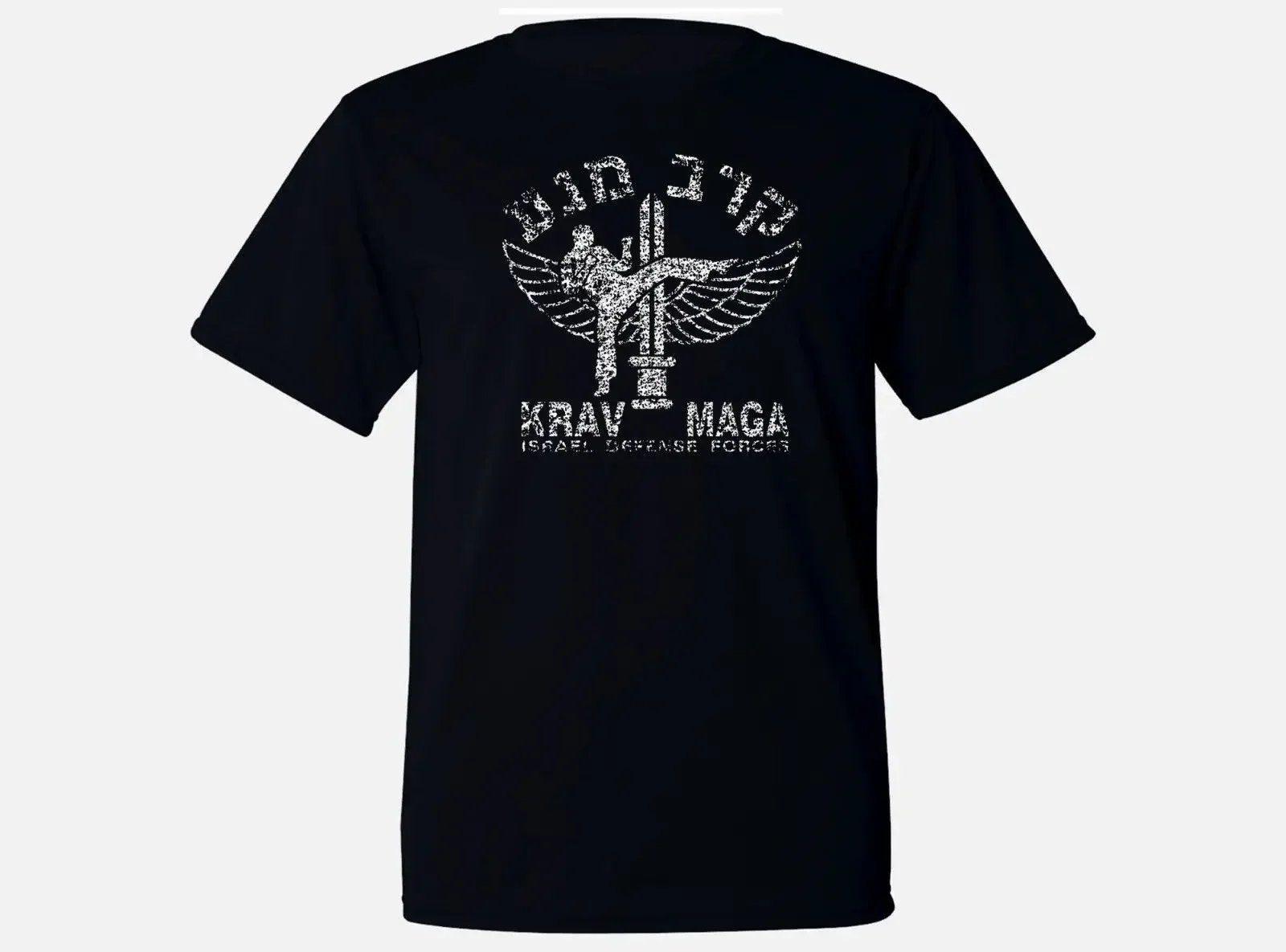 

Distressed Israel Defense Force Krav Maga Self-Defense System T-Shirt. Summer Cotton O-Neck Short Sleeve Mens T Shirt New S-3XL