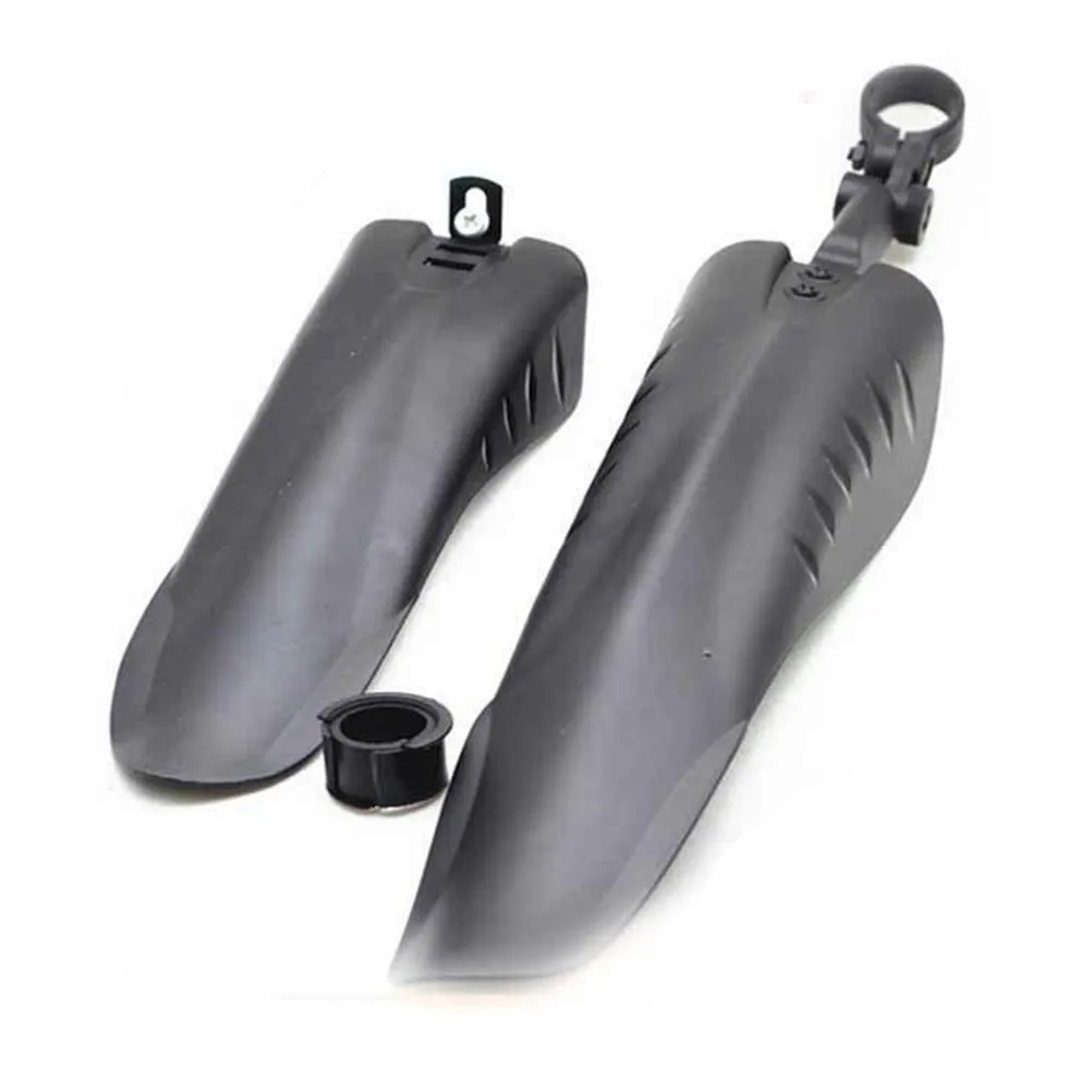 Mud Guard Set Front Rear Compatible with Most Bikes Including Mountain Road Bikes Easy Angle Adjustment No Tools Required