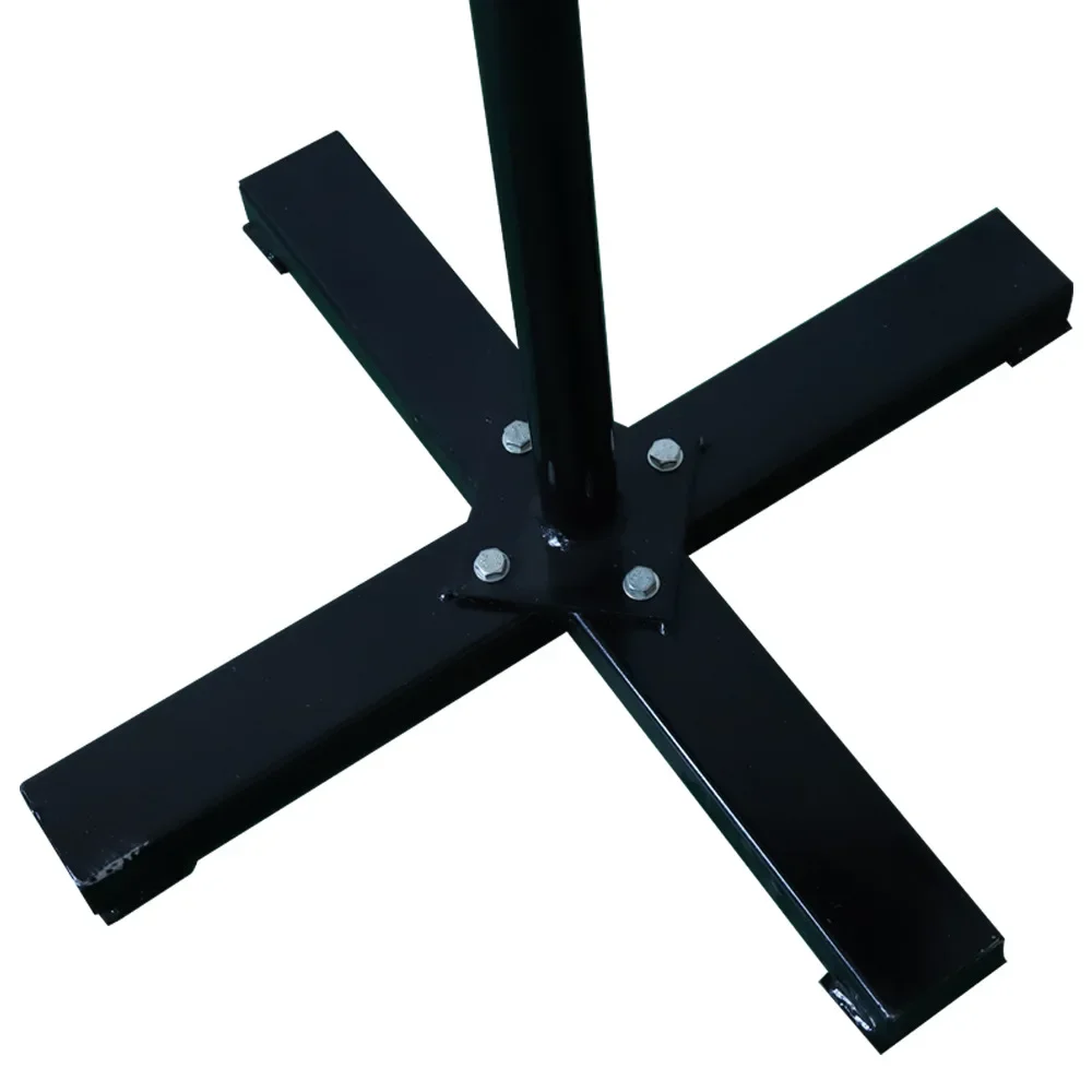 펜싱 타겟 수직 인간형 스탠드 내구성 블랙 파우더 코팅 사격 타겟 스탠드