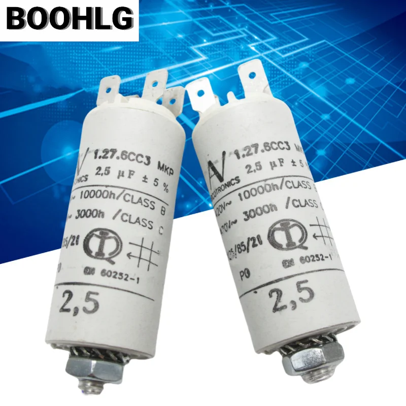 

1 шт. AV Arcotronics MKP 2,5 мкФ 420 В-470 В 1,27,6CC3 пусковой конденсатор