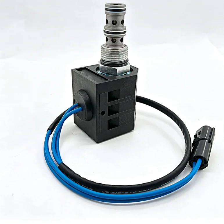 For Pilot Safety Lock Solenoid Coil For Develon 150 220 225 300-5/7 Electromagnetic Valve Core Coil Safety Lock