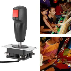 8 Way Flight Joystick Joystick With Vibration Trigger Joystick Red Top Fire Button For Pc Flight Joystick For Video Game Arcad