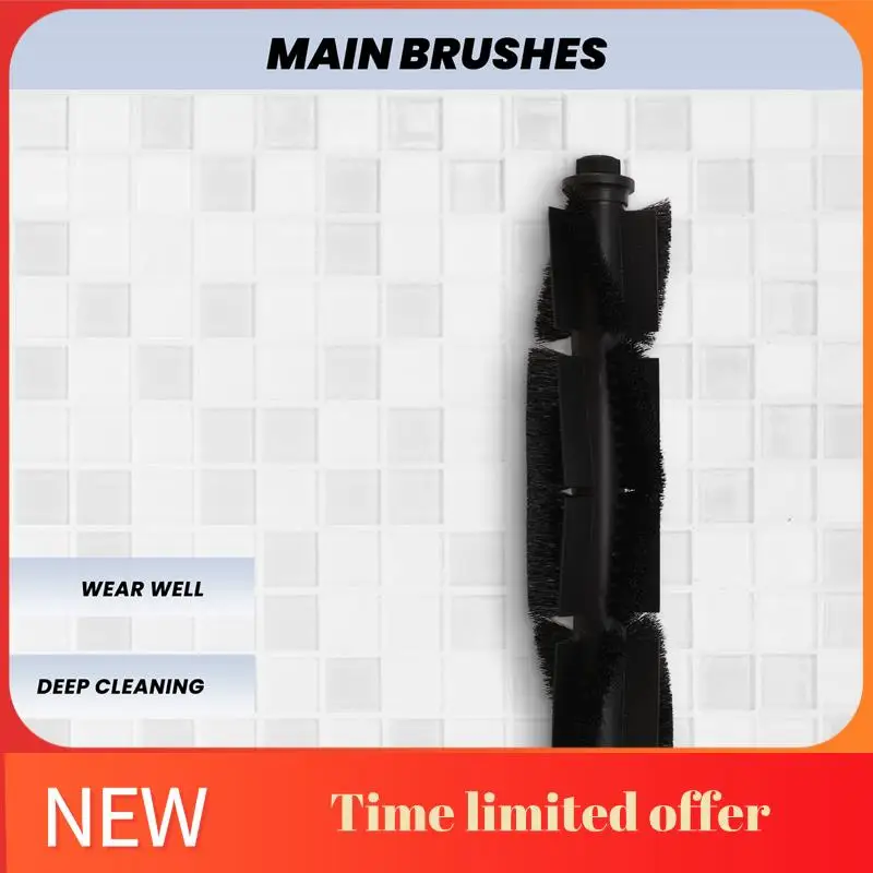

ABRN-For EZVIZ RE4 / RE4 Plus / RE5 / RE5 Plus Main Side Brush Mop Cloth Hepa Filter Accessories Replacement Spare Parts