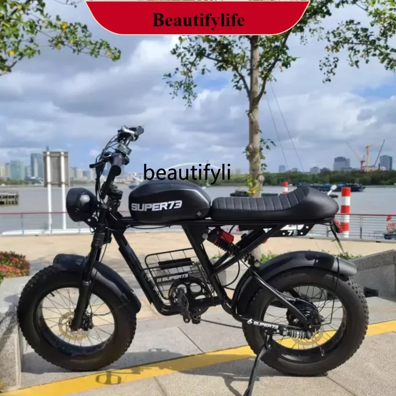 E132 مركبة للطرق الوعرة متغيرة السرعة دراجة الثلج الجبلية واسعة الإطارات تعزيز البطارية مركبة كهربية