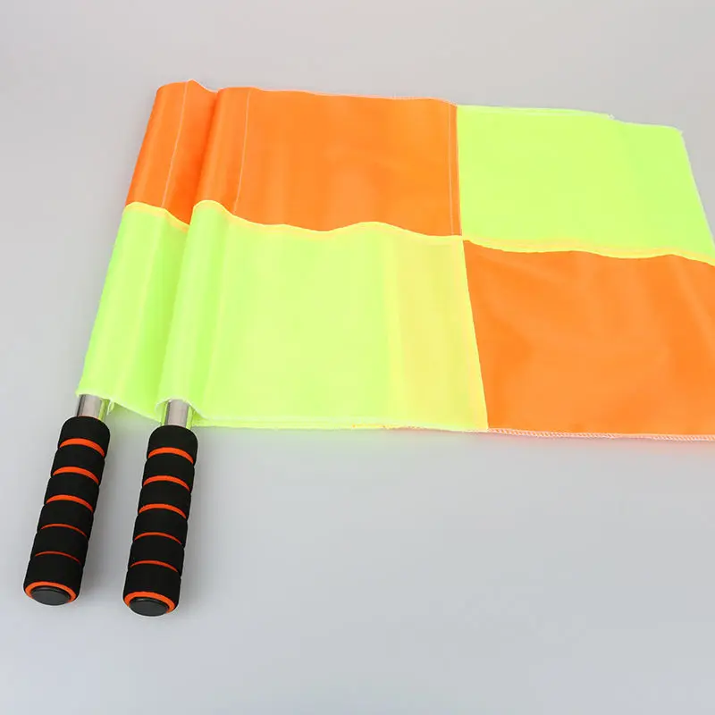 Soccer Referee Flag The Competition Fair Play Use Sports Match Outdoor Football Trainning Linesman Flags Referee Accessories