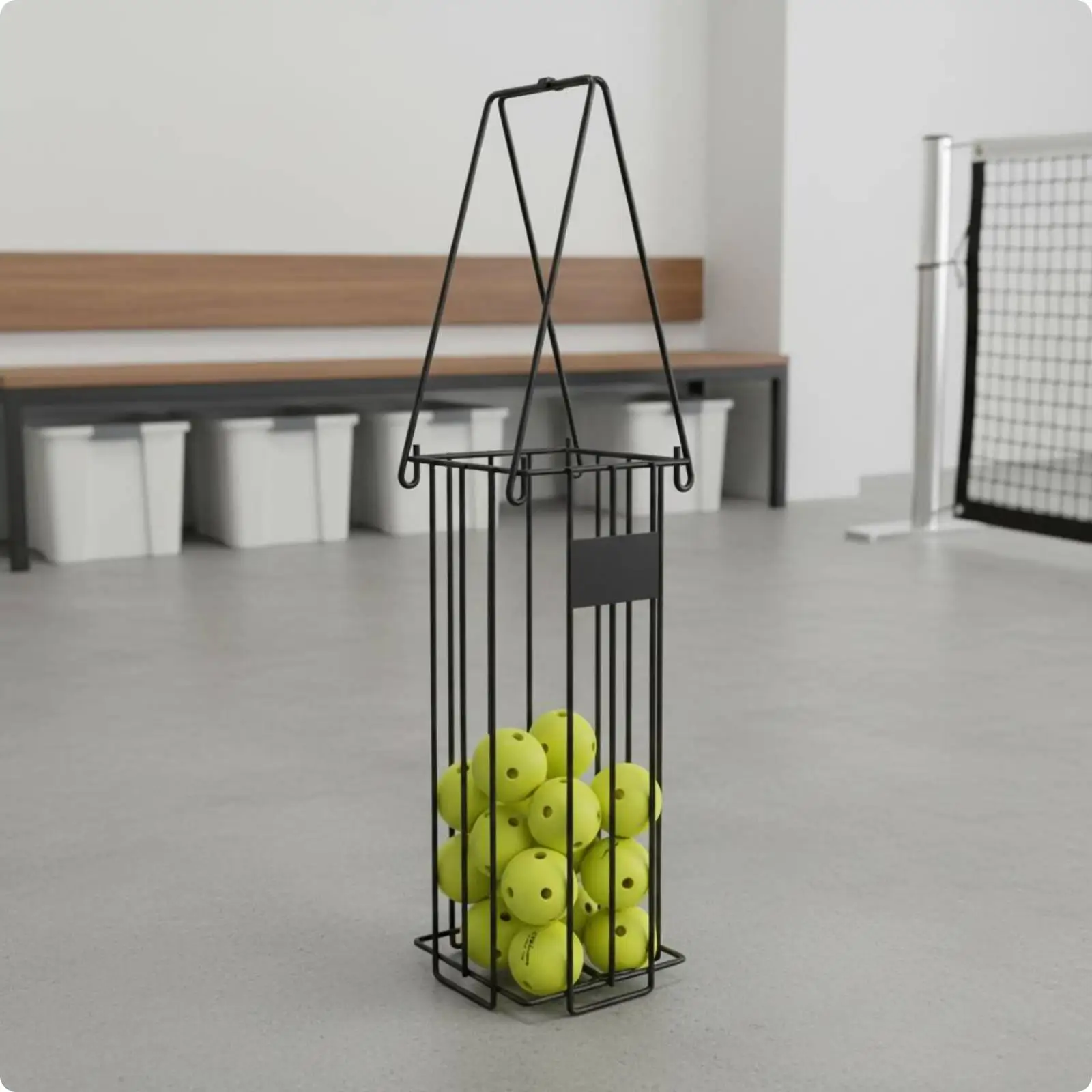 pickleball-hopper-picker-portable-stainless-steel-ball-basket-press-for-training-facility-coach-practice-gear