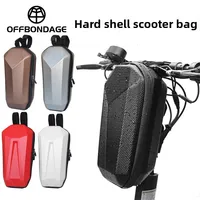 Bolsa delantera para patinete eléctrico de 4L, bolsa para manillar de bicicleta, gran capacidad, carcasa dura, almacenamiento colgante, accesorios impermeables para patinete eléctrico