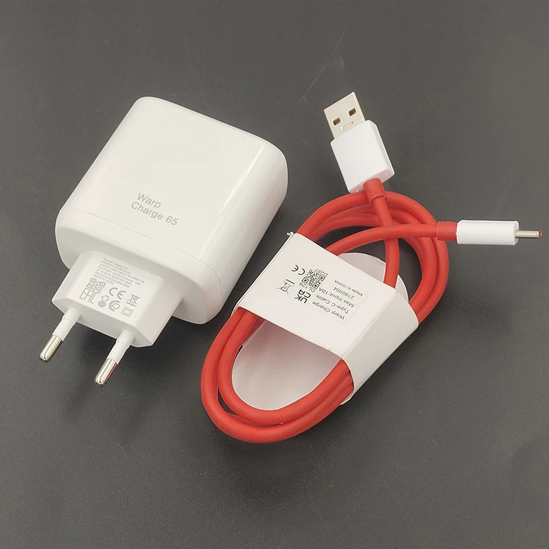 65W For Oneplus Fast Charger EU Warp Charge Power Adapter USB Type C Cable For Oneplus 1+ 8 8T 9 9R 10 Pro 11 12 13 15 Ace 3V 5