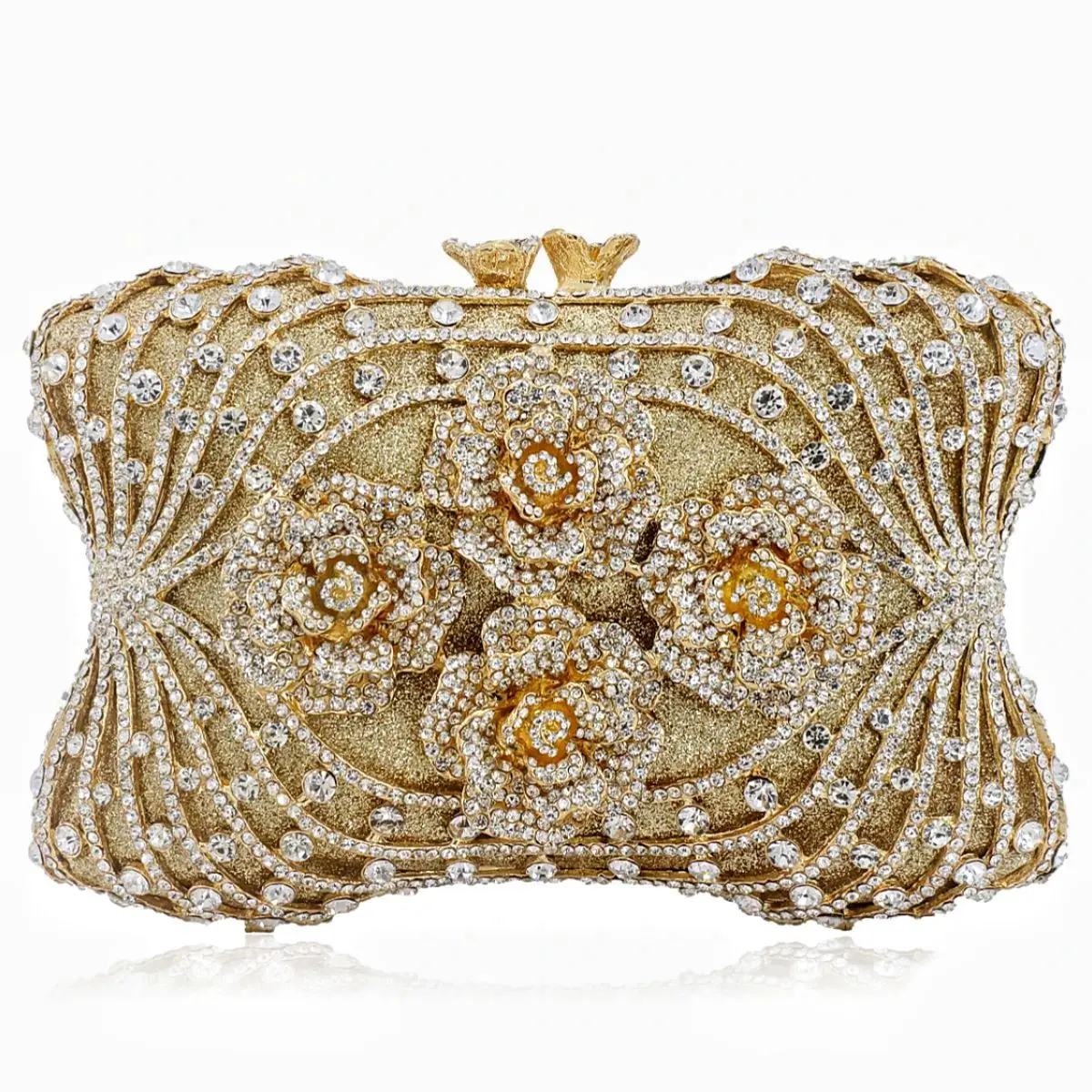 

Diamond-encrusted Dinner Bag High-end Evening Banquet Diamond Clutch Women's Bag Rhinestone Affordable Glitter Quilted Crossbody