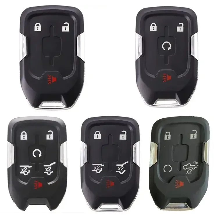 Smart Keyless Fob Shell per Chevrolet Tahoe Silverado Suburban Tahoe GMC Sierra Acadia Terrain YUKON Remote Key Case