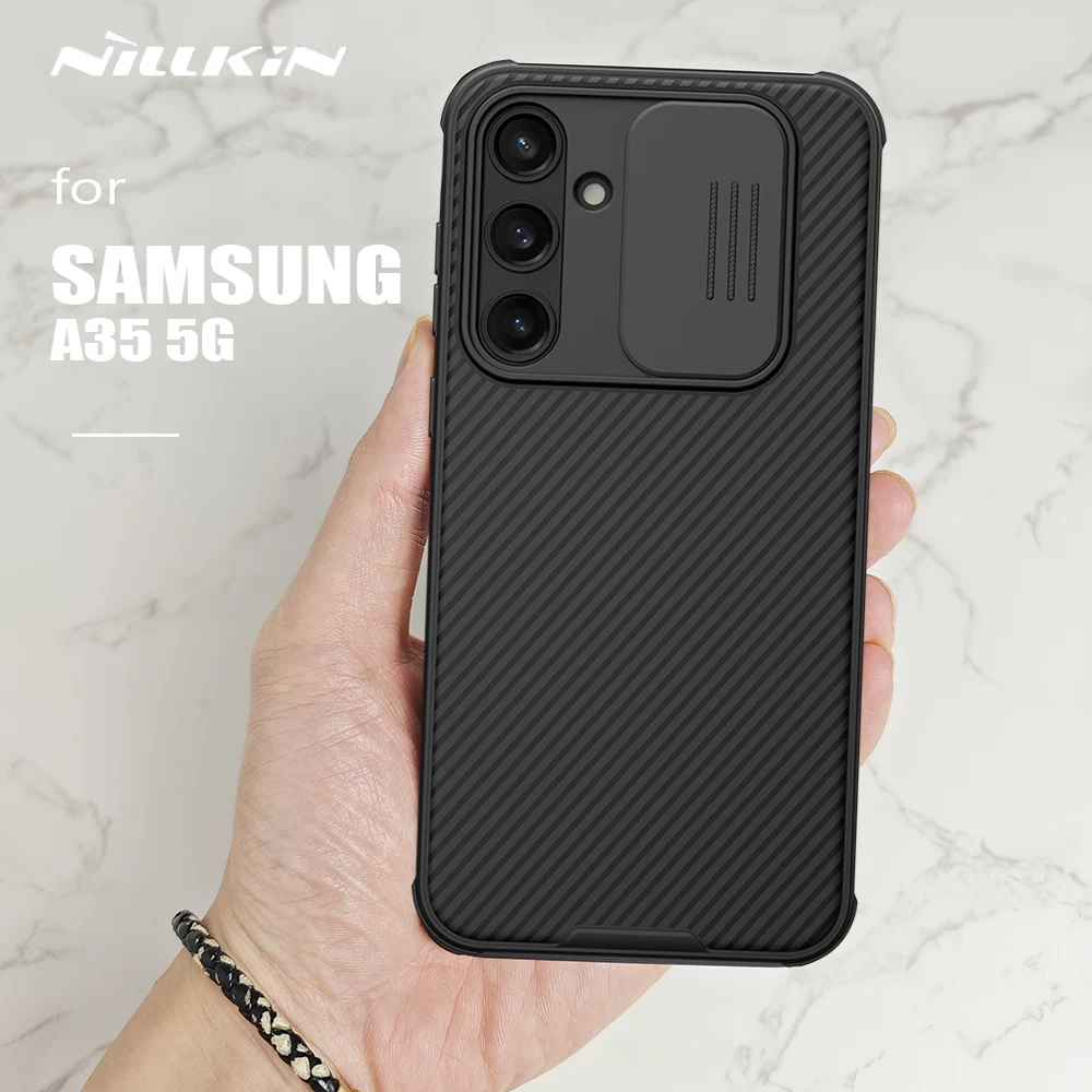 

for Samsung Galaxy A35 5G Case Nillkin CamShield Case Slide Camera Case for Samsung A35 5G Lens Cover
