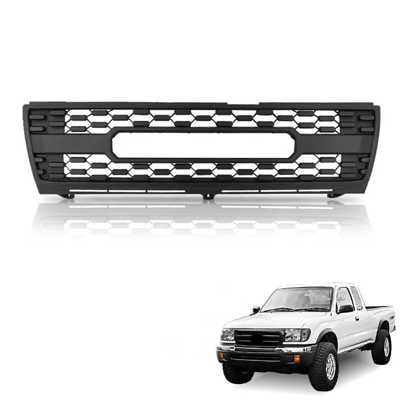 Factory Price Car Accessories 4X4 Mesh Front Hood Bumper Grille for 1997-2000 Toyota Tacoma Grille