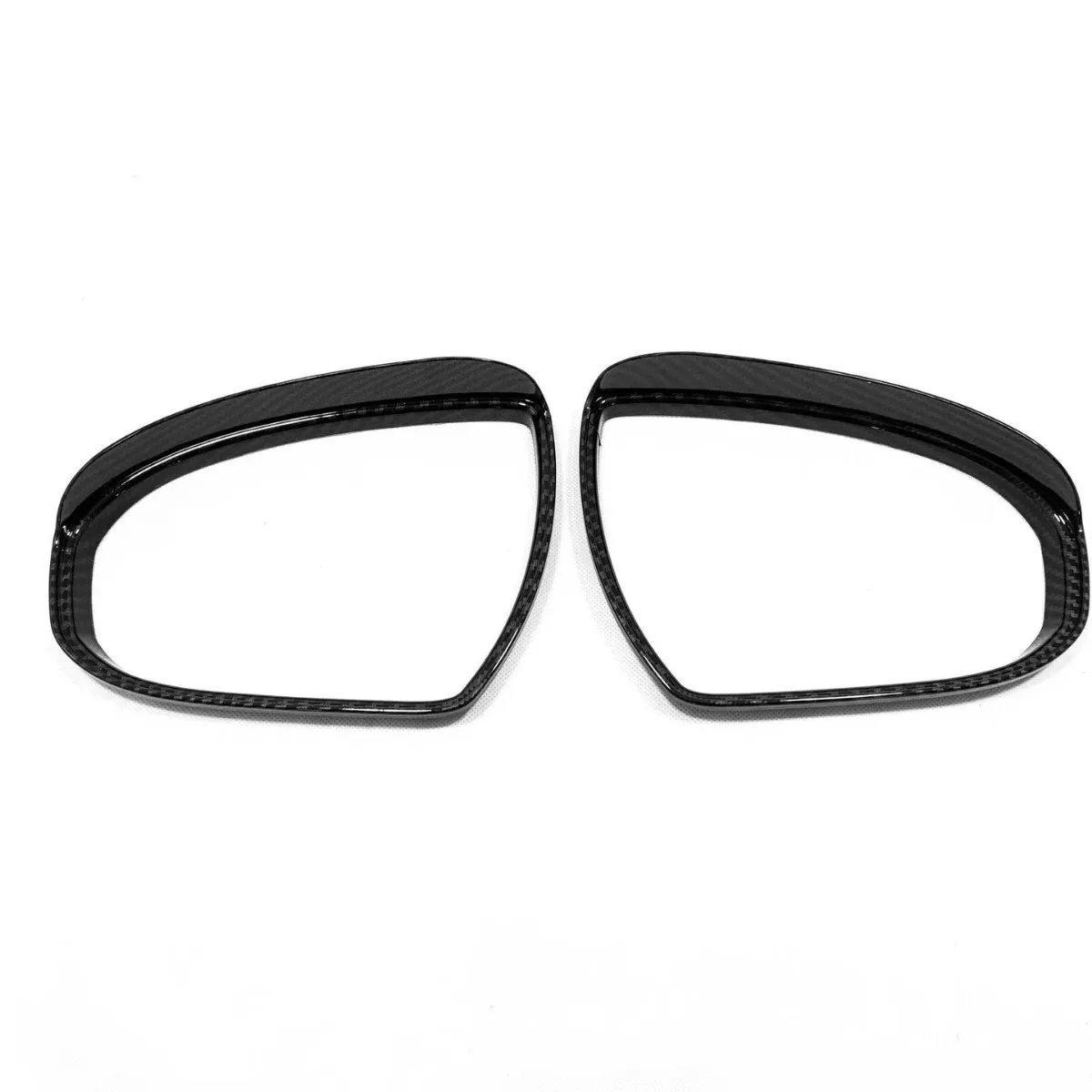 2Pcs Carbon Fiber Mirror Rain Visor for Hyundai Tucson 2015-2020