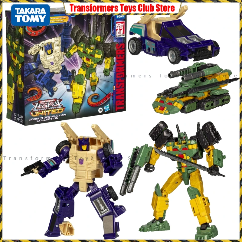 In Stock Takara Tomy Transformers Legacy United Doom'n Destruction Collection Decepticon Bludgeon & Rukus Action Figure Toy Gift