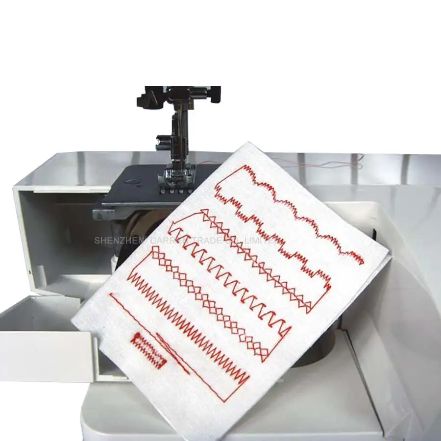 

2026 220В Бытовая швейная машина, электрическая многофункциональная портативная швейная машина для дома и вязания