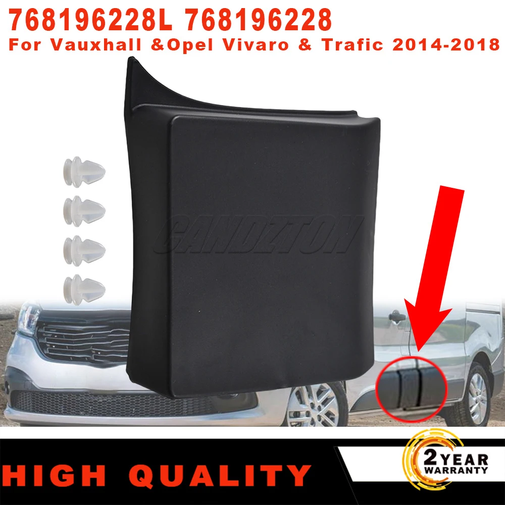 Left Side Exterior Door Trim Panel Cover 768196228L 768196228 New For Vauxhall & Opel Vivaro & Trafic 2014-2018 Car Accessories
