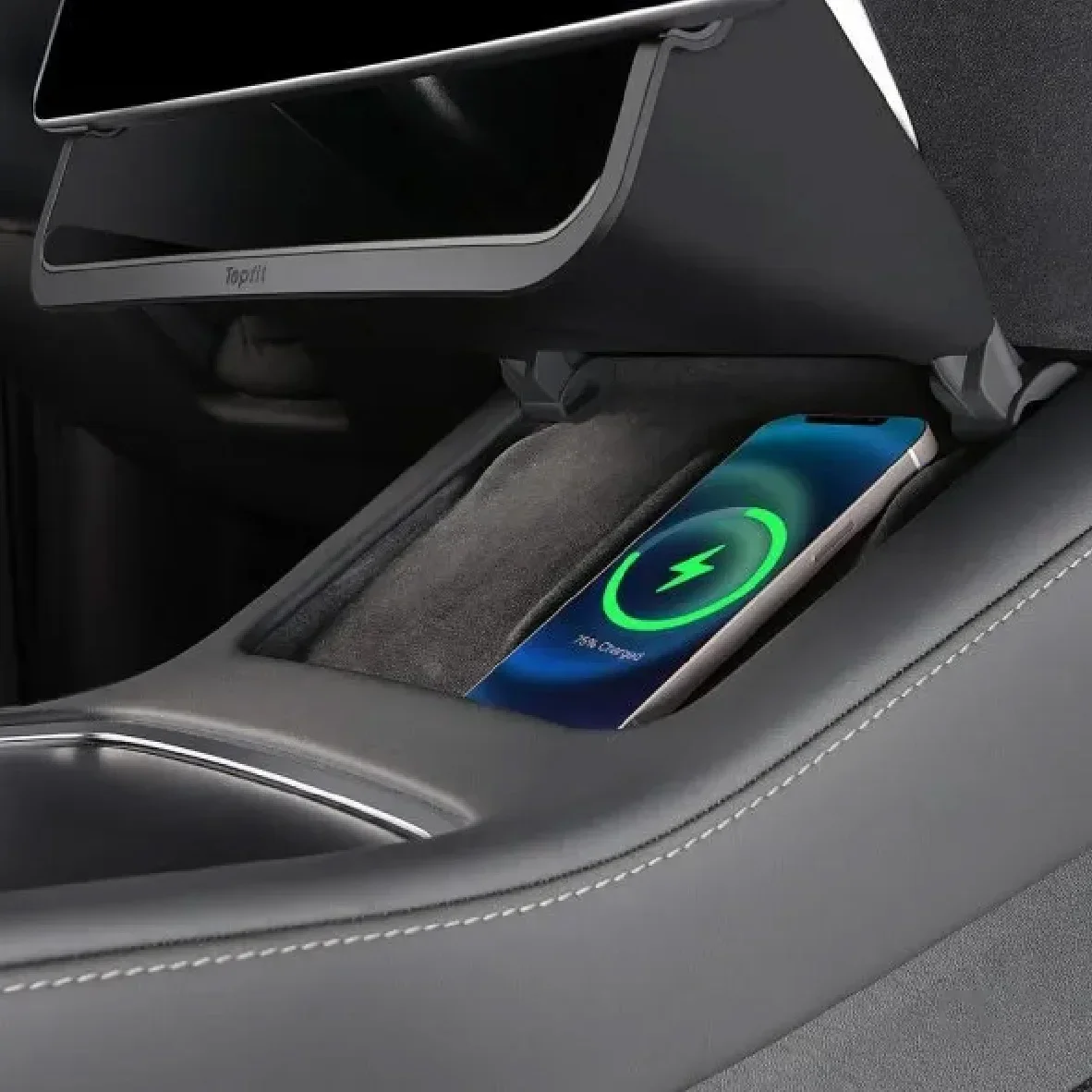 

NEW Tesla Model 3/Y ABS Under-Screen Storage Box Storage Box Behind The Screen Storage Box