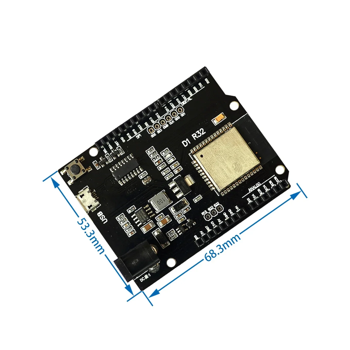 Для Wemos D1 Mini для Arduino UNO R3 D1 R32 ESP32 WIFI Беспроводная Bluetooth макетная плата CH340 4M Память один Для Wemos D1 Mini для Arduino UNO R3 D1 R32 ESP32 WIFI Беспроводная Bluetooth макетная плата CH340 4M Память один