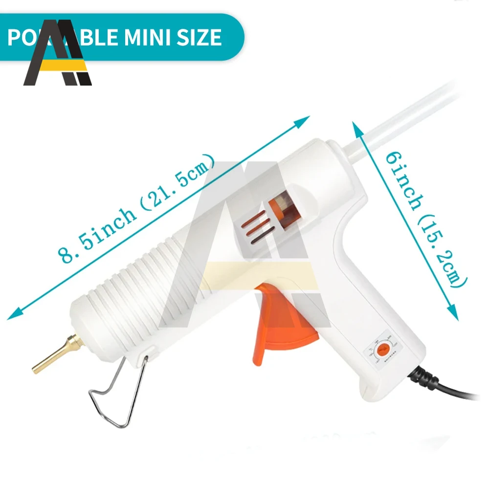 Pistolet do klejenia na gorąco o mocy 120 W z regulacją temperatury 140℃-240℃ Kaganiec Średnica 11 mm Stała temperatura Ogrzewanie w górę Narzędzie do naprawy rzemieślniczej