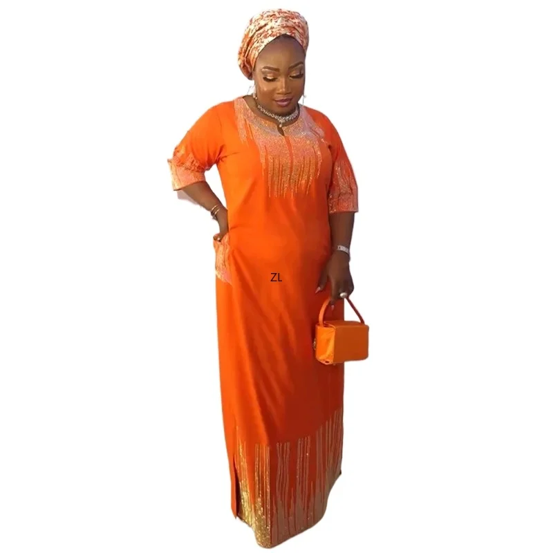 

2025 Abayas for Women Dubai Luxury African Muslim Fashion Dress Caftan Wedding Party Dresses Boubou Robe African Clothing