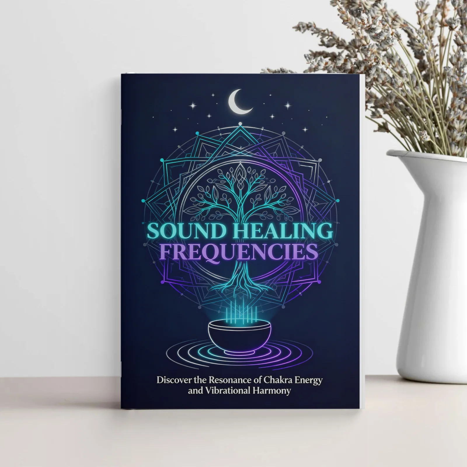Sound Healing Frequencies Workbook, Guided Meditation & Frequency Therapy Journal, Energy Healing & Chakra Balance Practice Log