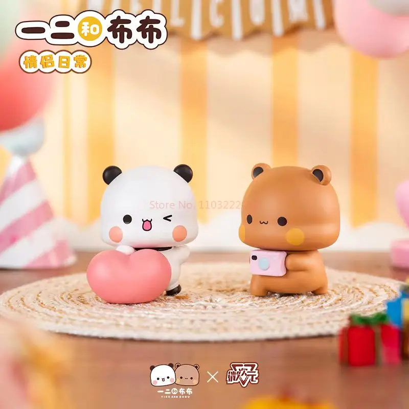 【※人気キャラクター愛情配送】Dudu&Bubuカップル日常フィギュアBOX Genuine Yier And Bubu Daily Life Series Blind Box Kawaii Bubu Dudu