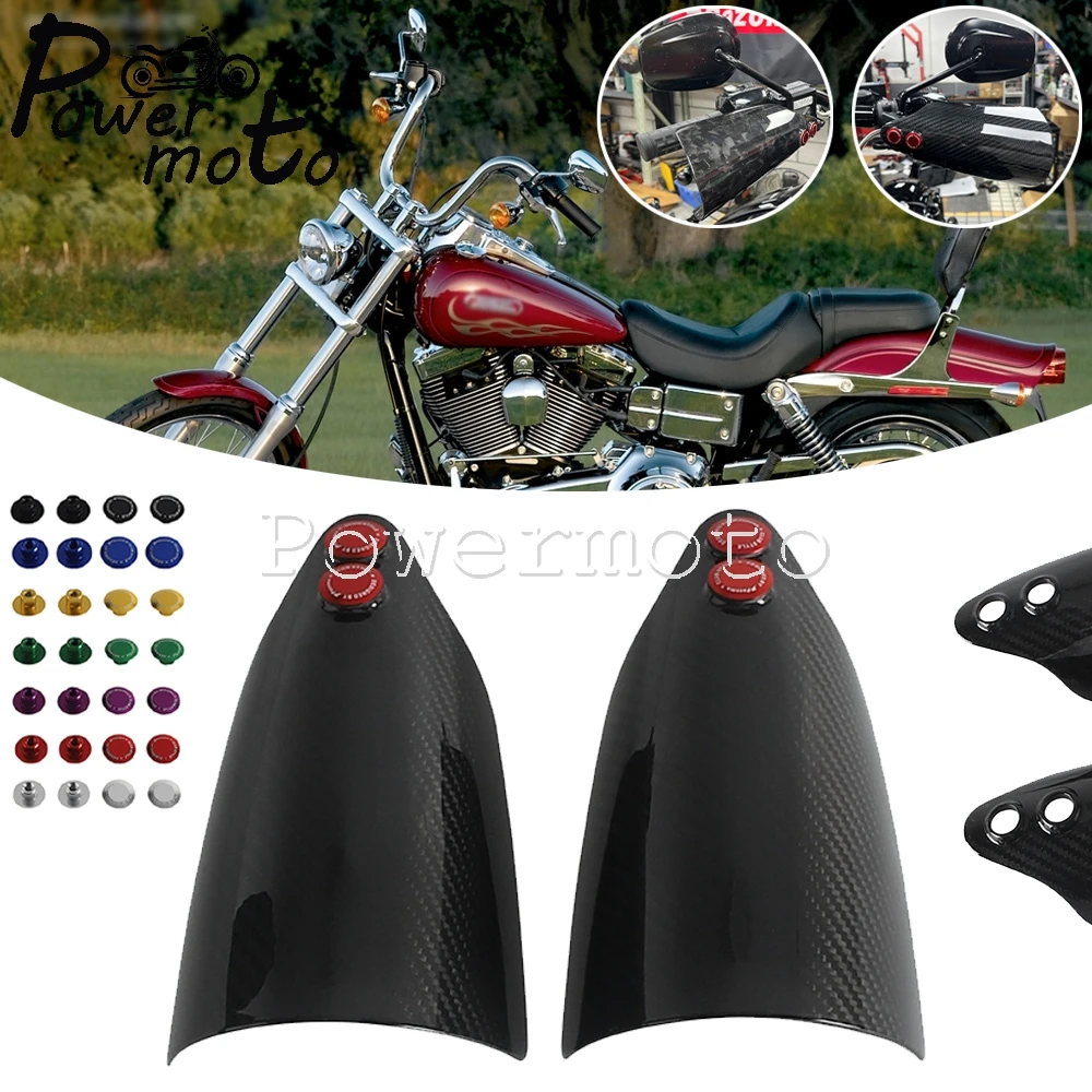 

Для Dyna Convertible Low Rider Street Bob Super Glide Wide Glide FXDWG FXDWG 2 96-17 Комплекты защитных чехлов для рук