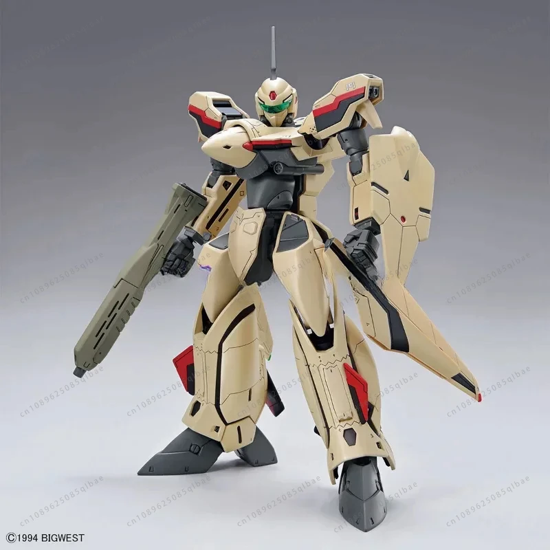 Bandai Original The Super Dimension Fortress Macross Anime HG 1/100 PLUS YF-19 Action Figure Toys Model Gifts for Children