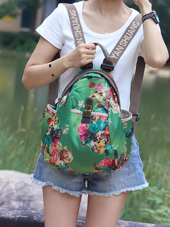 

New Fashionable Casual Multi-Functional Medium Size Women's Backpack Double Shoulder Crossbody Bag by Yan Shuang Creation
