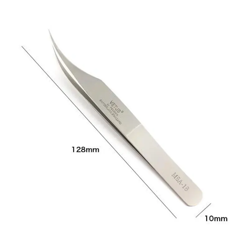 الفولاذ المقاوم للصدأ رمش تمديد الملقط مكافحة ساكنة حجم مروحة لاش أدوات ماكياج عالية الدقة جلدة الملقط