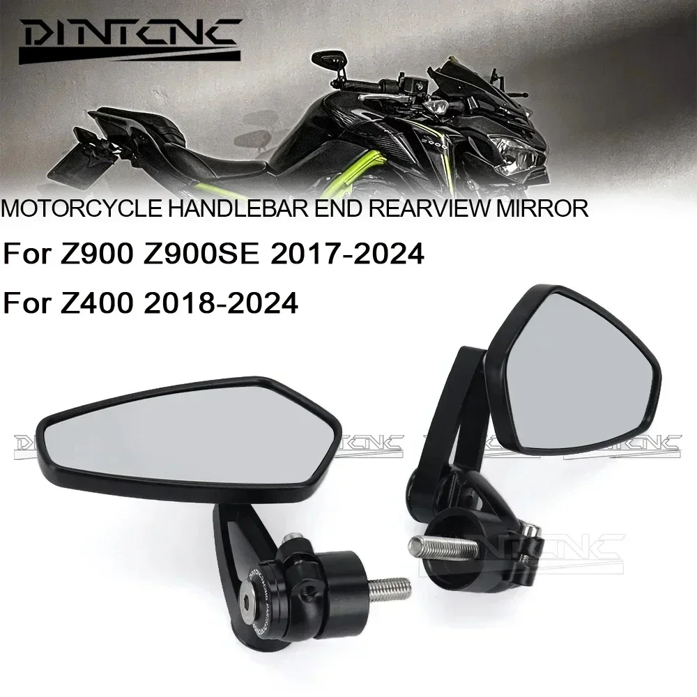 ハンドルバーエンドミラー カワサキ Z900 Z900SE 2017-2024 Z400 Z1000
