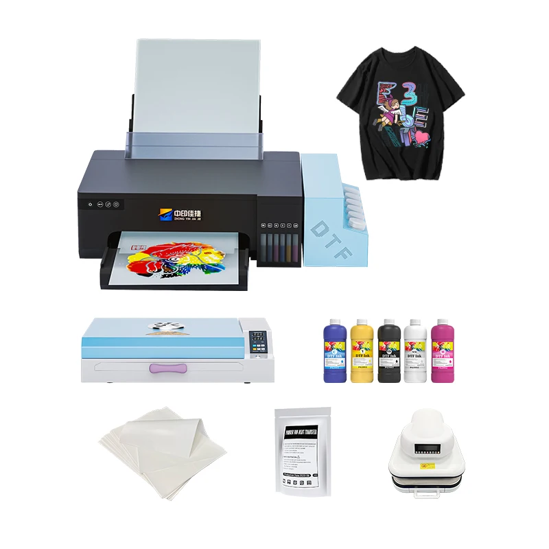 

MIni DTF L8050 Printer T-shirts Printing Machine Impresora Dtf Printer A4 Print Machine DTF