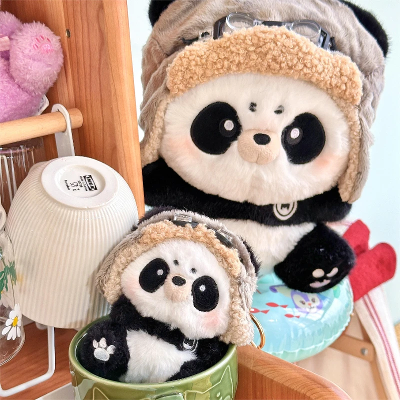 New Limited 10/20cm Cute Little Panda Animal Body Doll Handmade Doll Plushies Stuffed Toy Fans Collection Gift