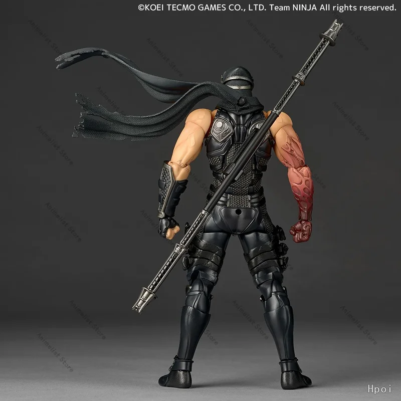 Original Kaiyodo Ryu Hayabusa  Action Figure Ninja Gaiden 3 Razor'S Edge Revoltech Amazing Yamaguchi Collection Model Toy Gift