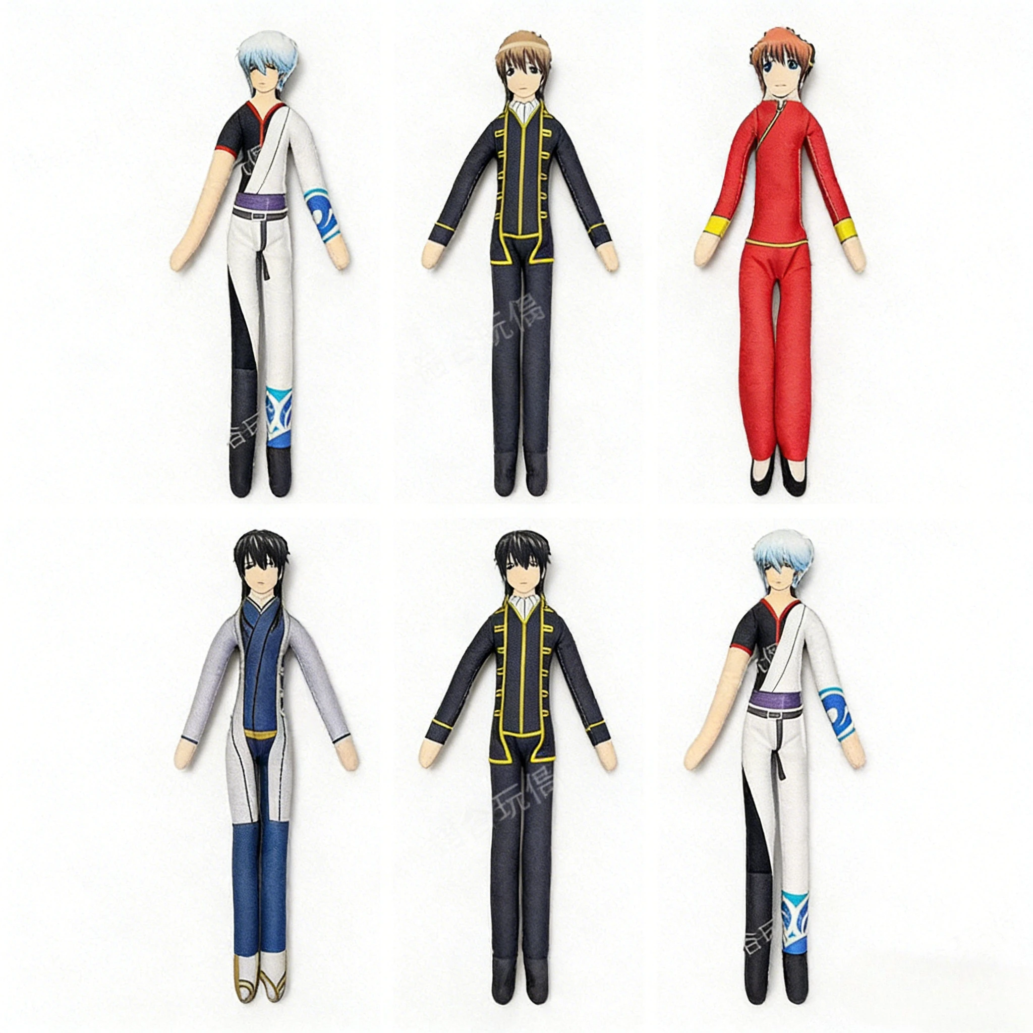 

Плюшевая кукла для косплея Кацуры Котаро из аниме «Гинтама», ручной работы, с подвижным проволочным каркасом, мягкая фигурка персонажа, подарок