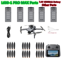 L600-1 PRO MAX GPS Remote Control RC Drone Quadcopter Spare Parts Accessories 7.4V 4500Mah Battery Arm Propeller Controller
