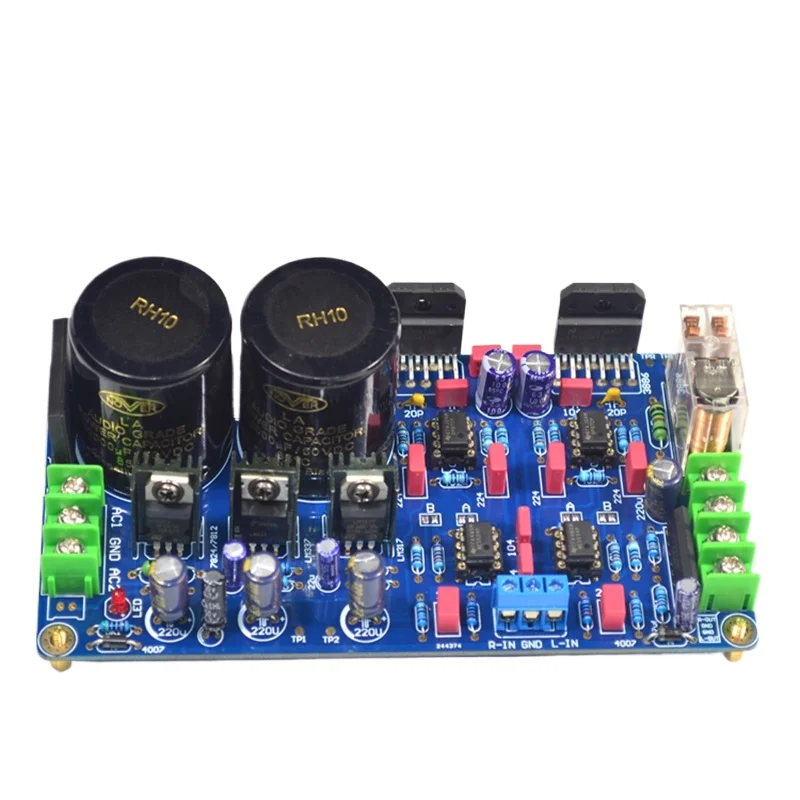 

5534+LM3886HIFI Высокотемпературная плата усилителя мощности Сервопривод постоянного тока