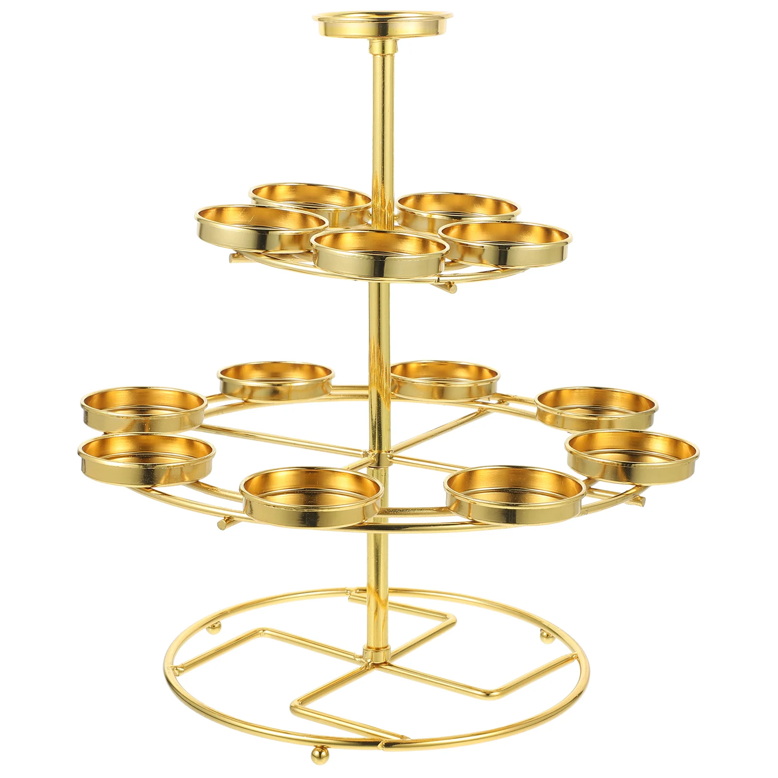 

Decorative Butter Lamp Holder Candleholders Chinese Style Memorial Tea Light