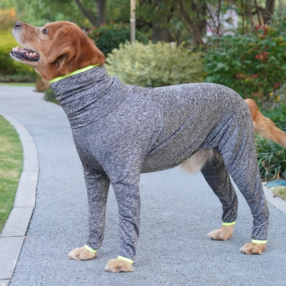 

Non-sticky Large Dog Clothes Casual One-piece Dog Four-legged Clothes Labrador Pet Clothing