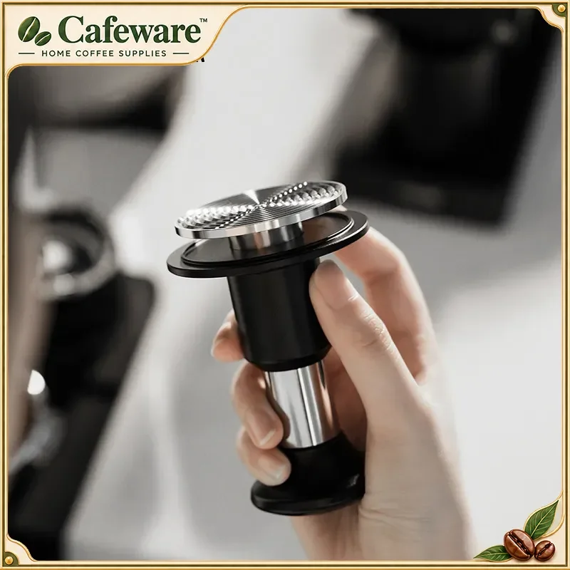 58mm Constant Force Espresso Tamper Universal Coffee Powder Distributor Force Distribution Tool For Barista Home Cafe