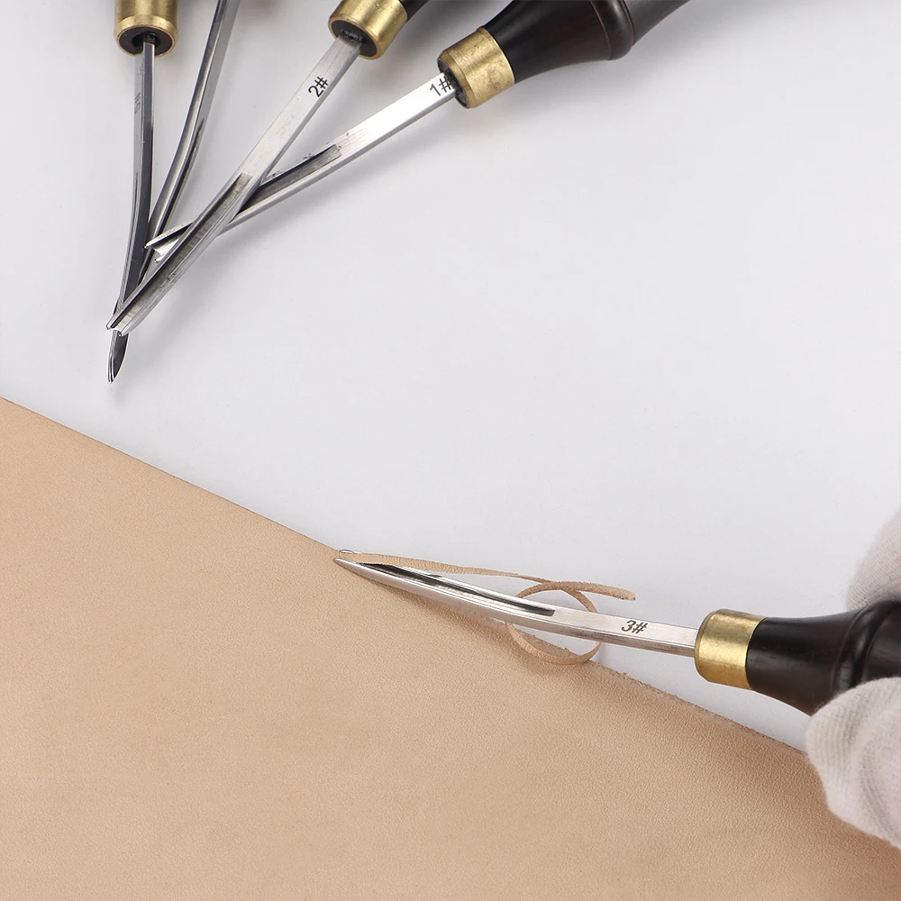 1Pcs Leather Edge Chamfering Tool Wide Shovel Leather Edge Chamfering And Trimming Tool DIY Leather Craft Tool