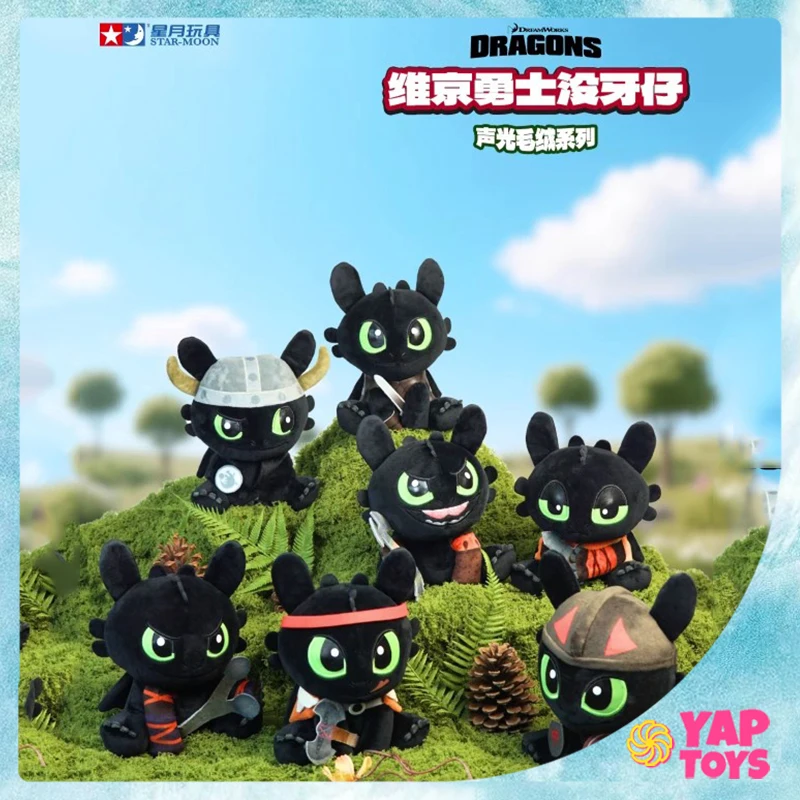 

Original How To Train Your Viking Warriors Series Toothless Ornaments Trendy Toys Cute Doll Bag Pendant Custom Gift Anime Figure