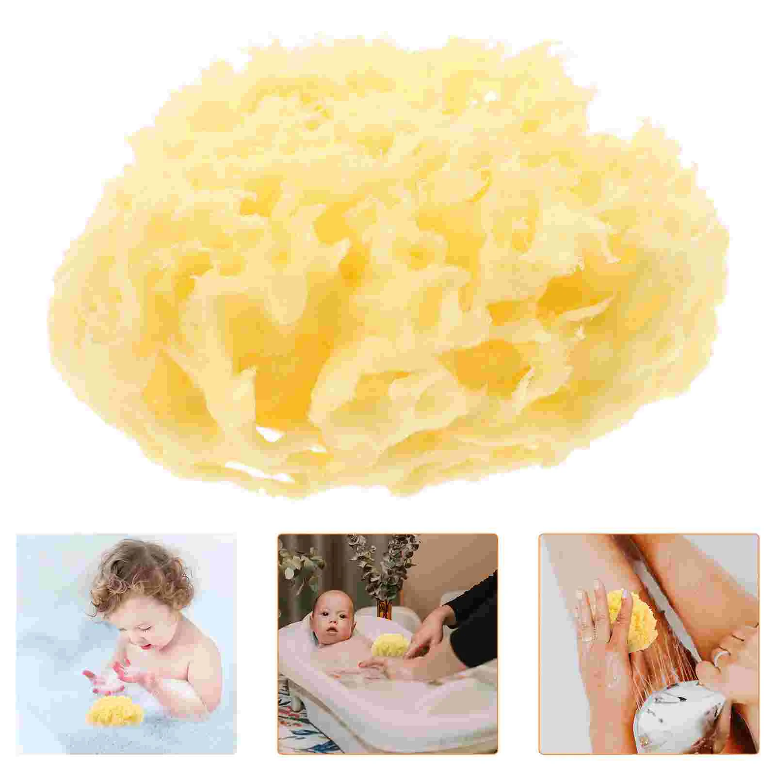 

Honeycomb Sea Bath Ball Decor Portable Sponge Body Scrubber Loofah Wash Natural Bathing Skin Exfoliating Baby Bathroom Shower