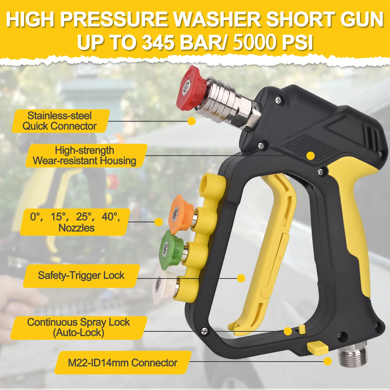 High Pressure Washer Short Spr - огляд і ціна Bear Spray Clip