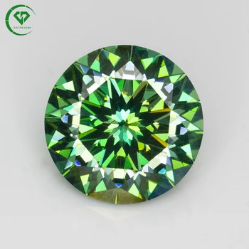 Vivi 녹색 매화 컷 모이사나이트 느슨한 스톤 랩 다이아몬드, GRA 인증서가 있는 포지티브 패스 테스터, 0.5-5.0ct