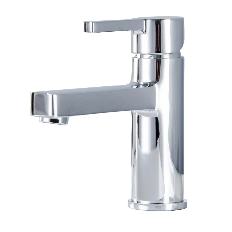 

Bathroom Basin Faucet Chrome Brass Material Sink Mixer Tap Hot And Cold Sink Faucet Bathroom Single Hole Waterfall Faucet