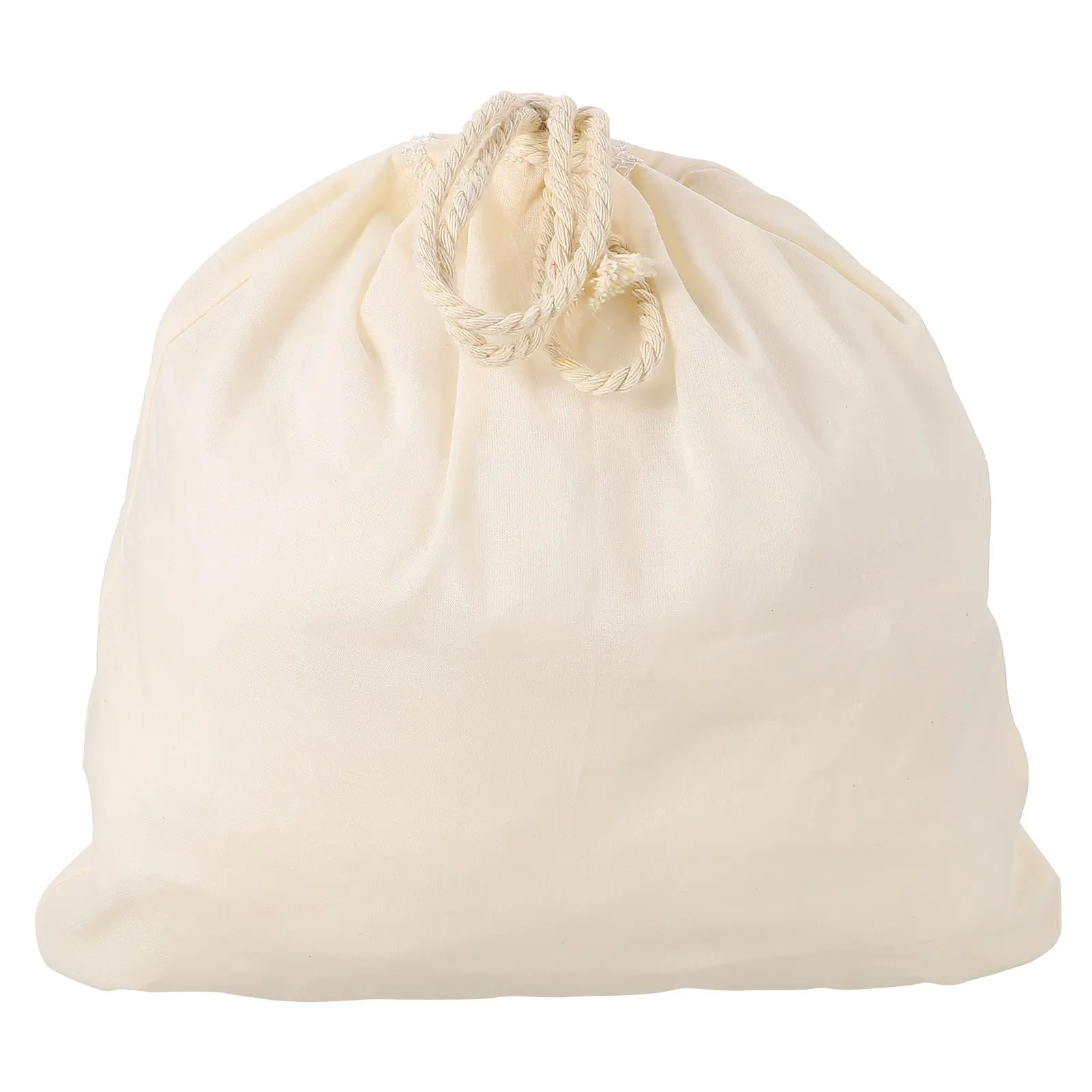 Bolsa de filtro de tela de algodón de filtración fuerte con cordón, bolsa coladora de malla fina para leche de soja, leche de almendras, zumo, cold brew, TCM