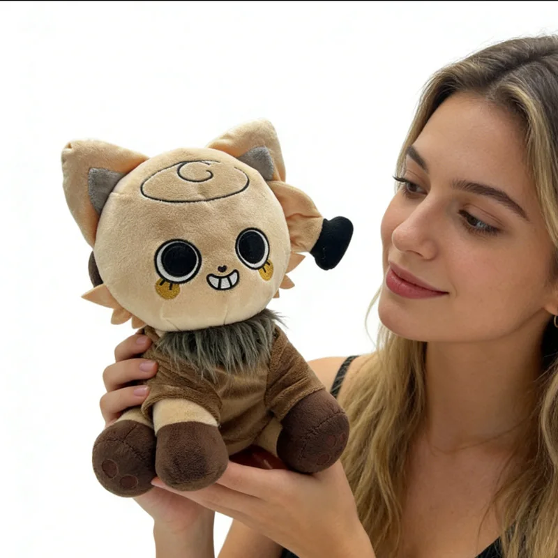 

Dandy's World Game Merchandise 32cm Cat Plush Doll Cute Desktop Ornament Room Decor Trendy Toy Gift