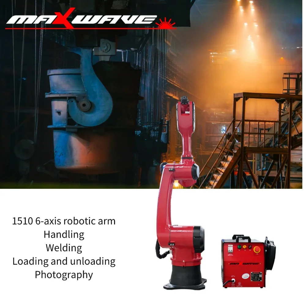 

Maxwave 6 Axis Industrial Robot For Automated Welding Grinding Material Handling For Cutting